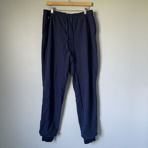 FIGS Mesh Lined Jogger Scrub Pants Medical Nurse Navy Blue Men's Size Large Tall